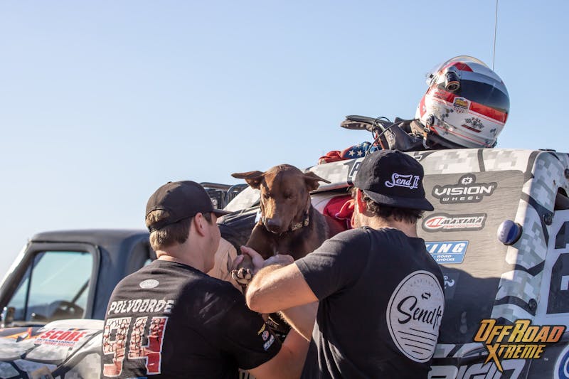 Off-Roading Trophy Truck And Helicopter Hot Laps With Christopher Polvoorde