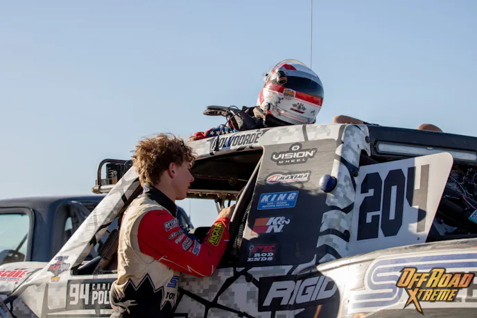 Off-Roading Trophy Truck And Helicopter Hot Laps With Christopher Polvoorde