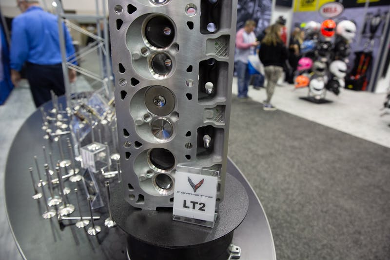 Ferrea Racing Components LT2 Valve Train Package For C8 Corvettes On Display At The 2021 PRI Show