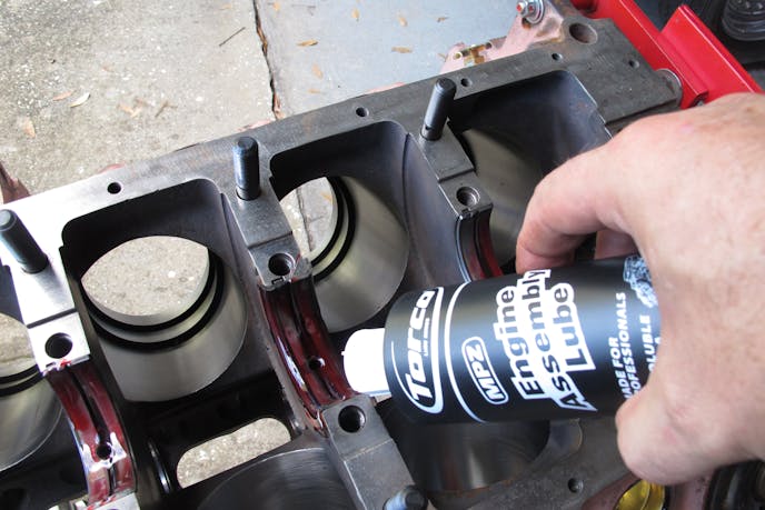 engine assembly lube