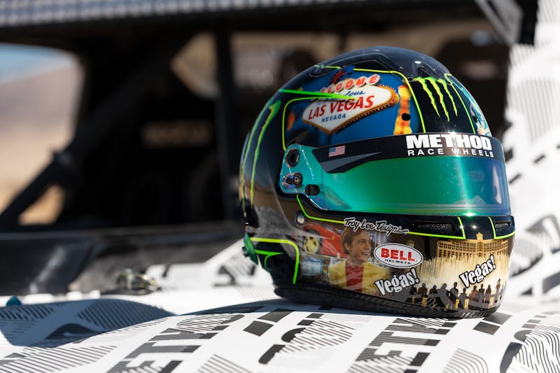 Hailie Deegan Race Mint 400 Helmet Giveaway