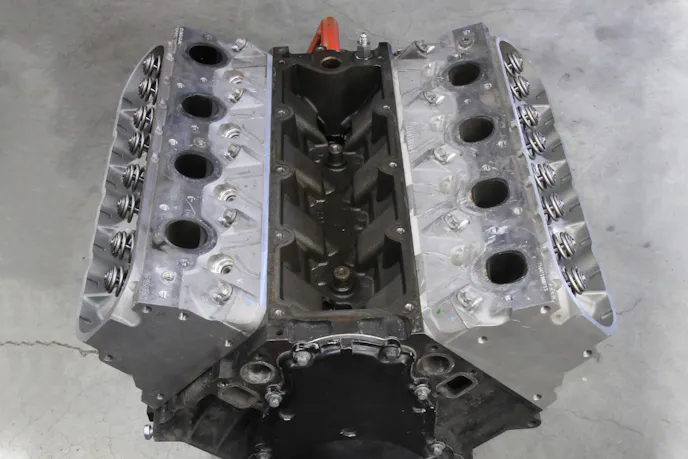 Hot V LS engine