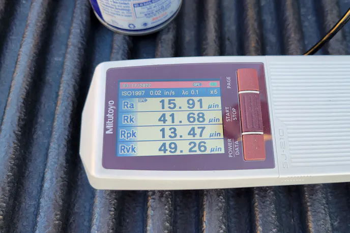 ball hone surface finish