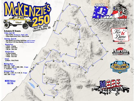 MORE McKenzie's 250 Desert Race MORE McKenzie's 250 Desert Race