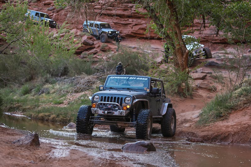 Rockstar Garage Conquers Moab Easter Jeep Safari - Cliff Hanger
