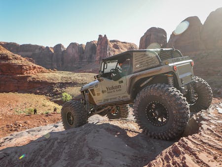 Rockstar Garage Conquers Moab Easter Jeep Safari - Cliff Hanger Rockstar Garage Conquers Moab Easter Jeep Safari - Cliff Hanger