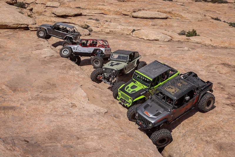 Rockstar Garage Conquers Moab Easter Jeep Safari - Gold Bar Spike