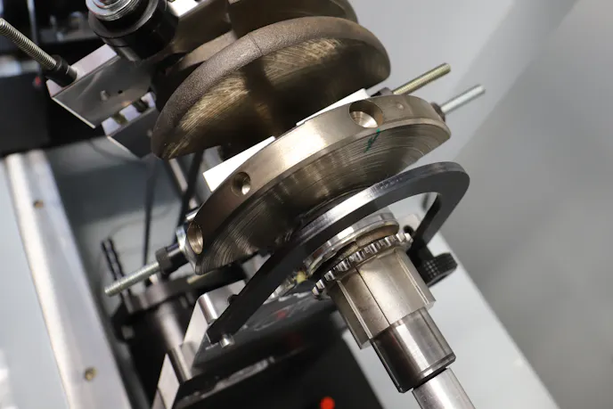 drilled counterweight