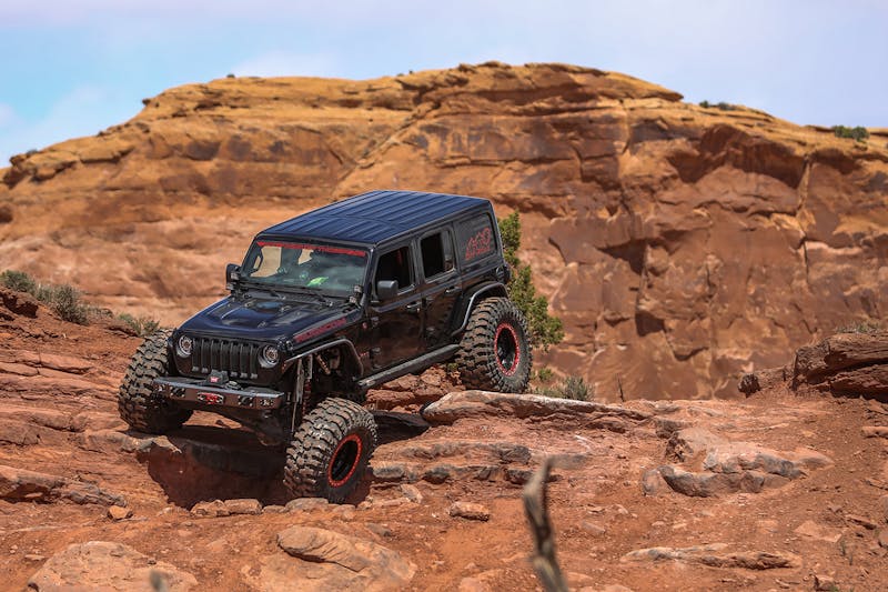 Rockstar Garage on Cliff Hanger Trail With Mickey Thompson Tires
