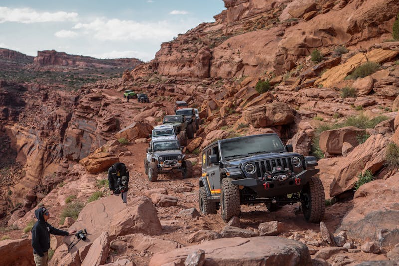 ORXtreme JL on Cliffhanger during Easter Jeep Safari 2022