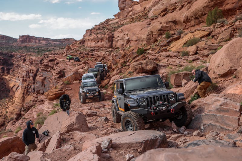 ORXtreme JL on Cliffhanger during Easter Jeep Safari 2022