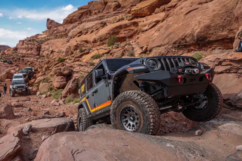 ORXtreme JL on Cliffhanger during Easter Jeep Safari 2022