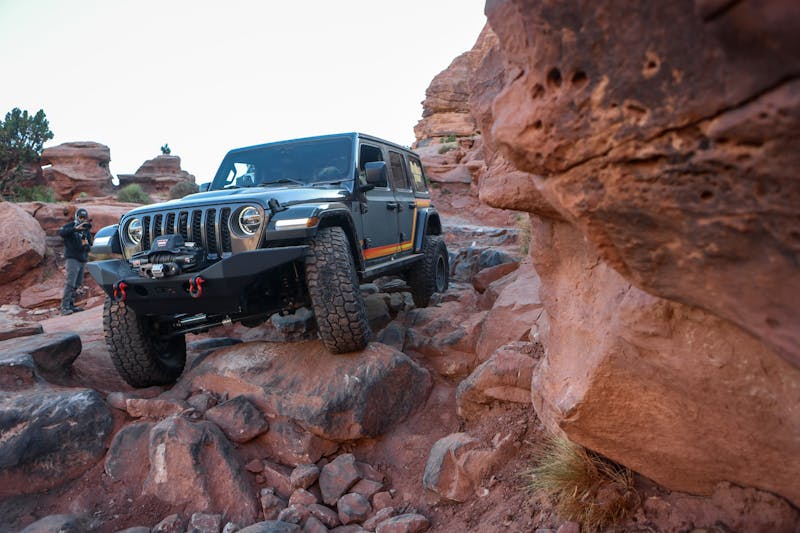 ORXtreme JL on Cliffhanger during Easter Jeep Safari 2022