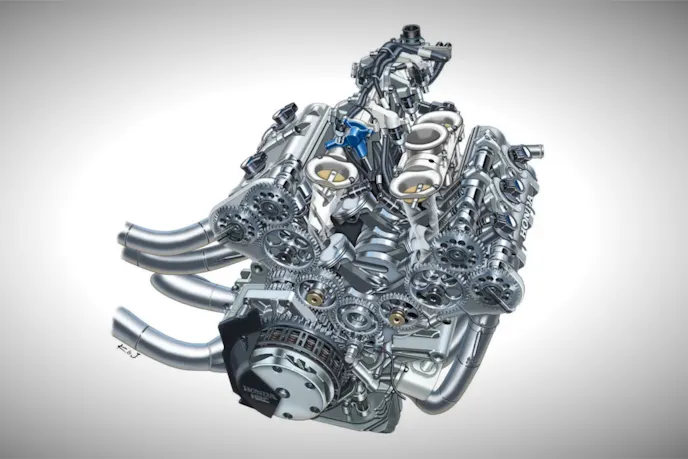 Honda RC211V V5 5 cylinder engine