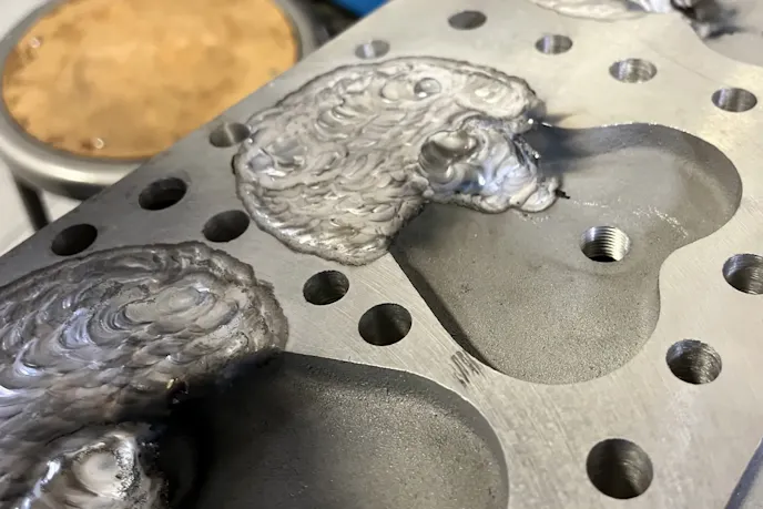 Ford Flathead chamber