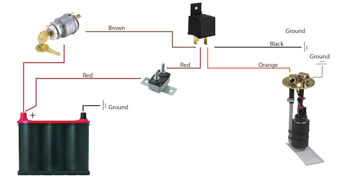 Tanks Inc. fuel pump wiring instructions
