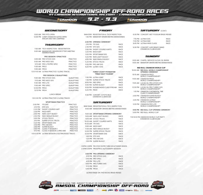 2022 Crandon World Championships Has All The Racing Action