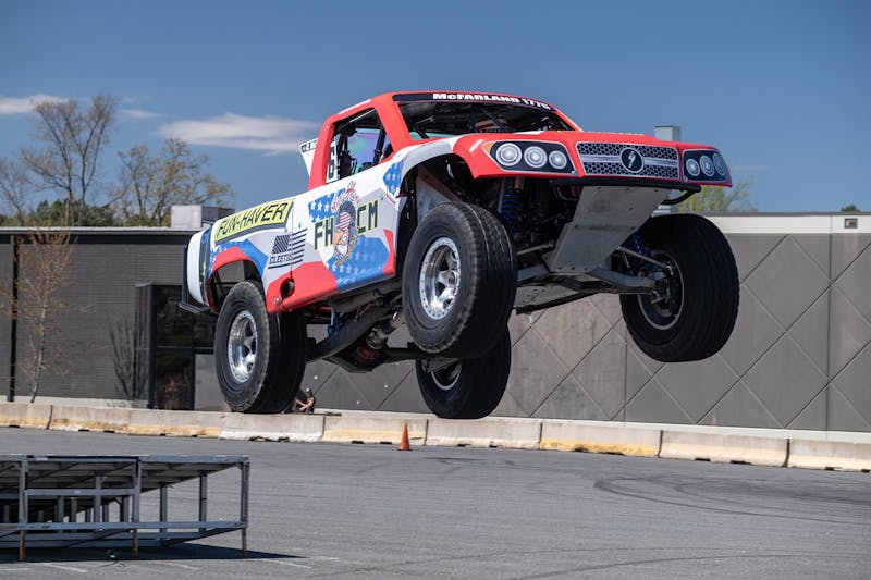 Cleetus McFarland And Bristol 1000 Features Stadium Super Trucks