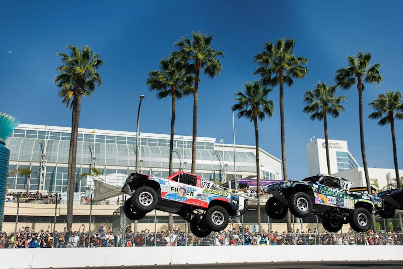 Cleetus McFarland And Bristol 1000 Features Stadium Super Trucks