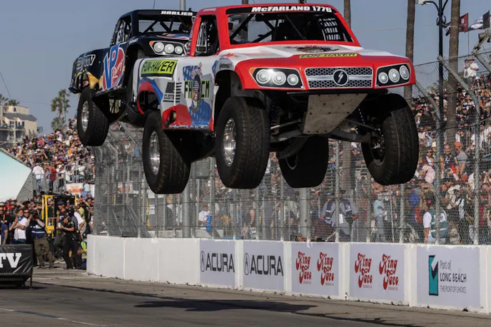 Cleetus McFarland And Bristol 1000 Features Stadium Super Trucks