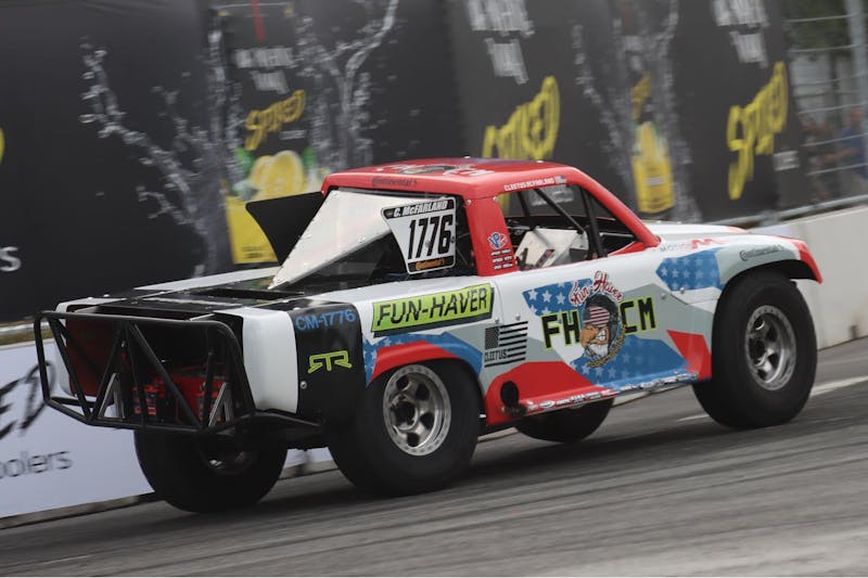 Cleetus McFarland And Bristol 1000 Features Stadium Super Trucks
