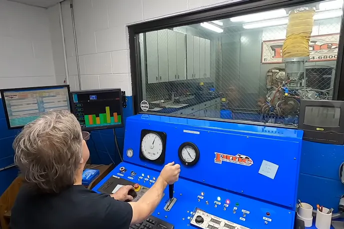 NASCAR engine dyno