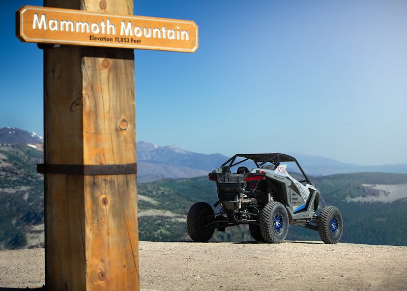 RJ Anderson Rips A Polaris Turbo R At Mammoth Motocross Track