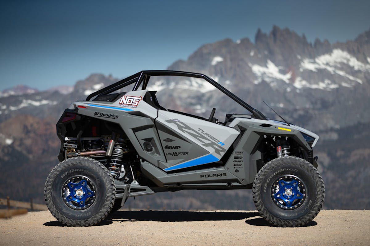 RJ Anderson Rips A Polaris Turbo R At Mammoth Motocross Track