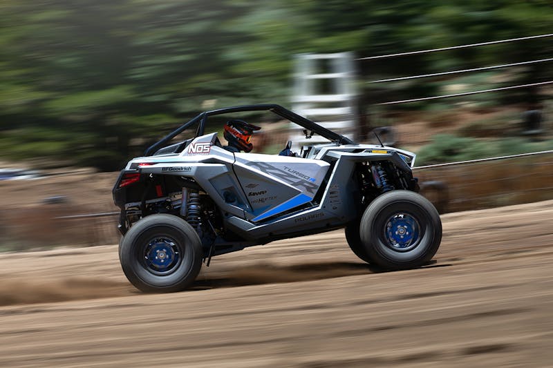 RJ Anderson Rips A Polaris Turbo R At Mammoth Motocross Track
