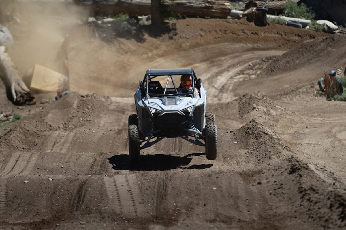 RJ Anderson Rips A Polaris Turbo R At Mammoth Motocross Track