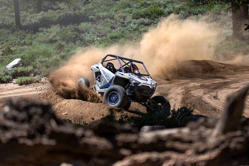 RJ Anderson Rips A Polaris Turbo R At Mammoth Motocross Track