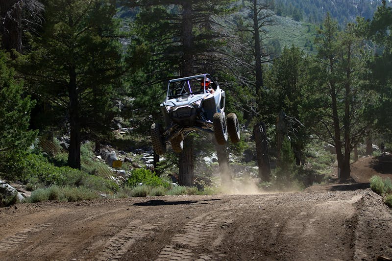 RJ Anderson Rips A Polaris Turbo R At Mammoth Motocross Track