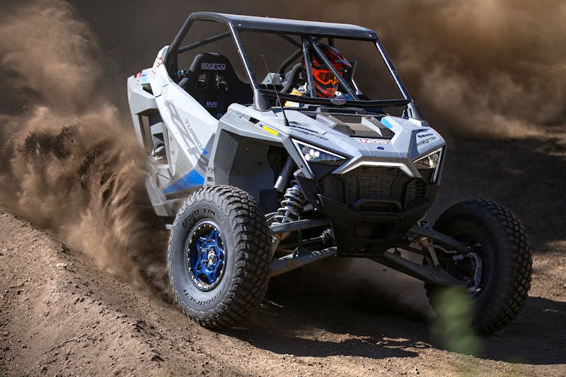 RJ Anderson Rips A Polaris Turbo R At Mammoth Motocross Track
