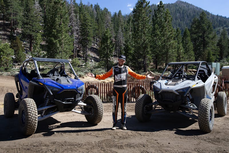 RJ Anderson Rips A Polaris Turbo R At Mammoth Motocross Track
