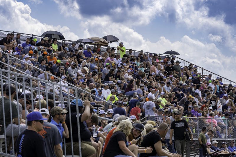 Standing room only in the stands