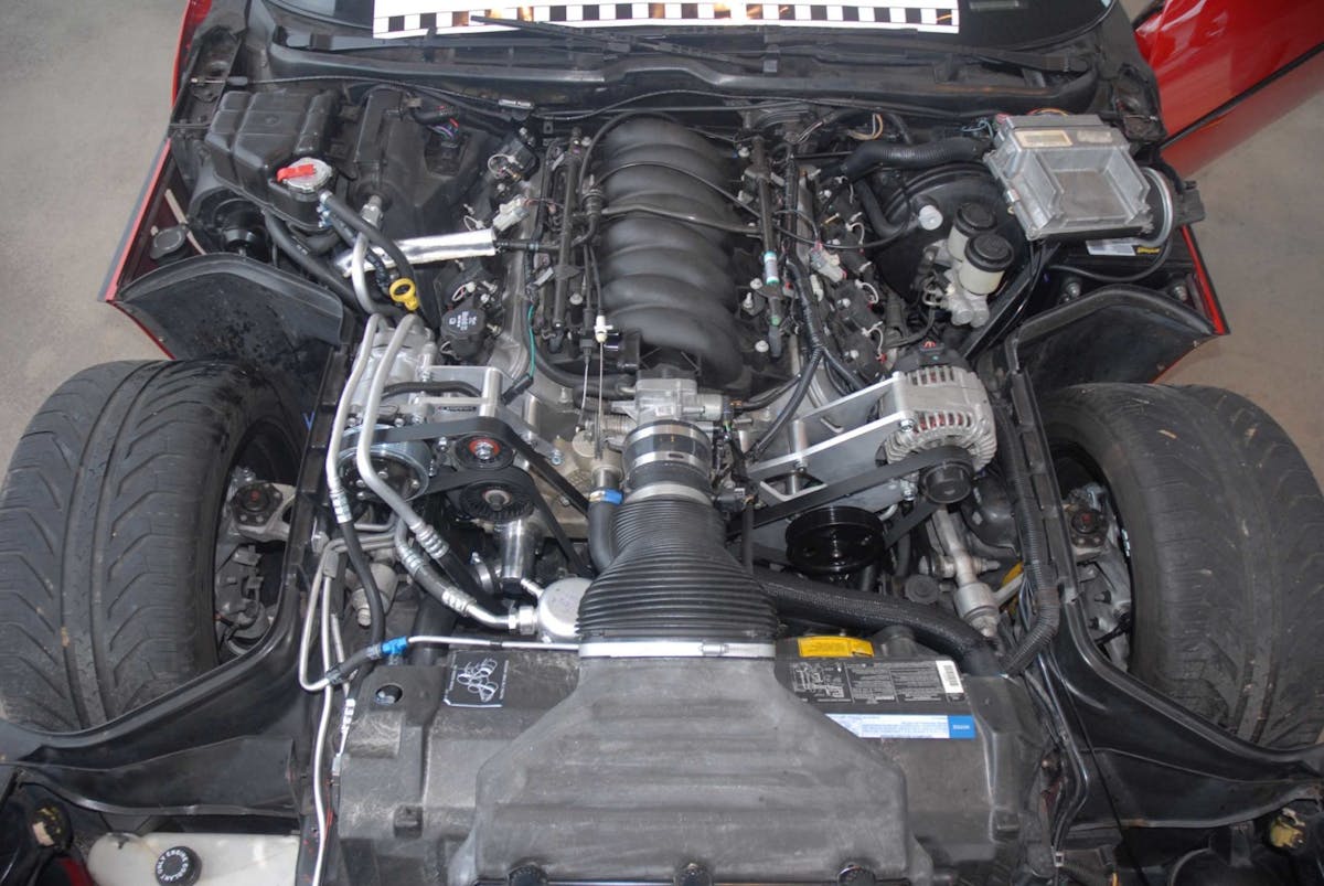 LS swapped c4 Corvette