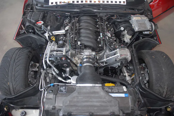 LS swapped c4 Corvette