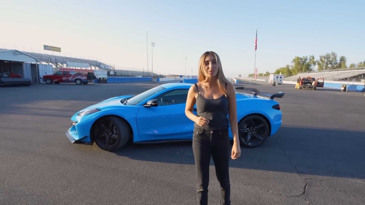 Emilia Hartford Z06 Corvette