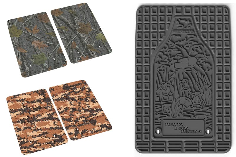 Heavy Duty USA Made Custom Designed Floor Mats From Flextread