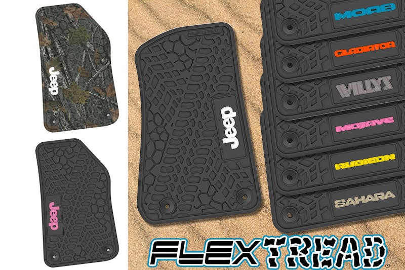 Heavy Duty USA Made Custom Designed Floor Mats From Flextread
