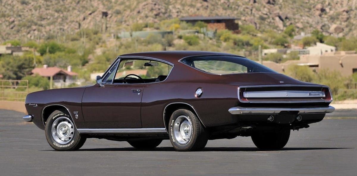 1967 Barracuda rear
