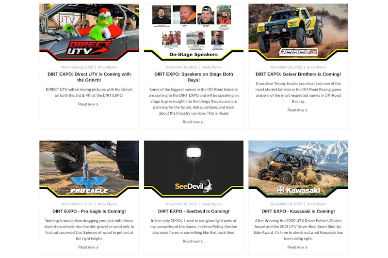 Event Alert: 2022 Dirt Expo Takes Over State Farm Stadium