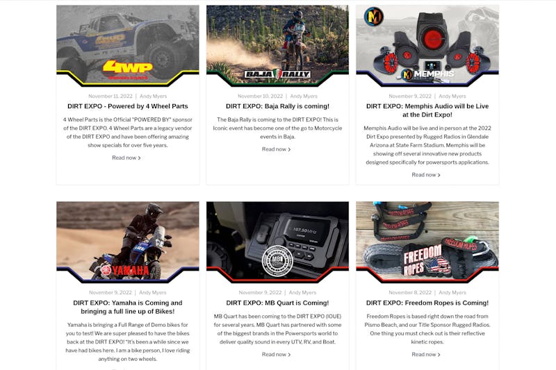 Event Alert: 2022 Dirt Expo Takes Over State Farm Stadium