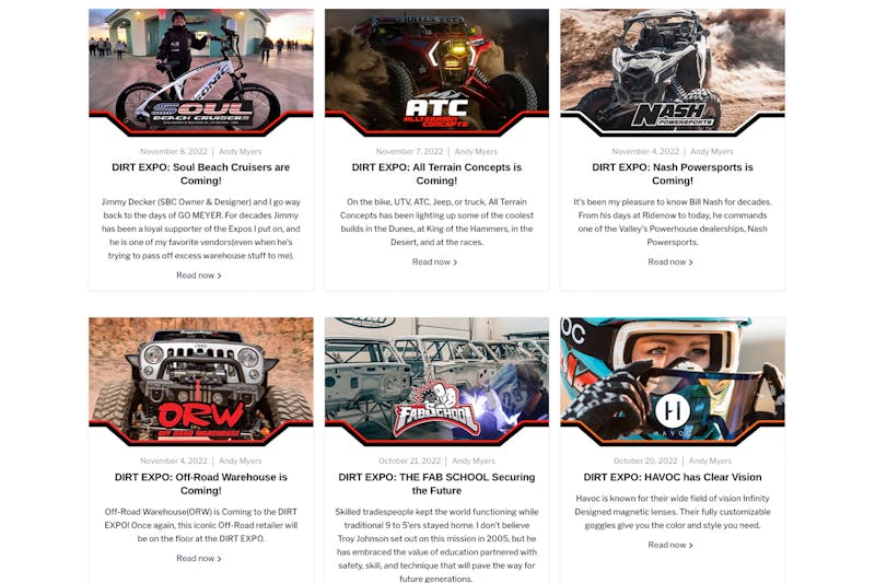 Event Alert: 2022 Dirt Expo Takes Over State Farm Stadium