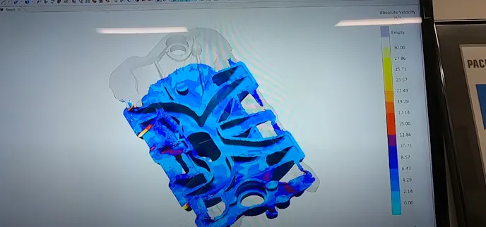 Edelbrock Aluminum Casting MAGMA Program