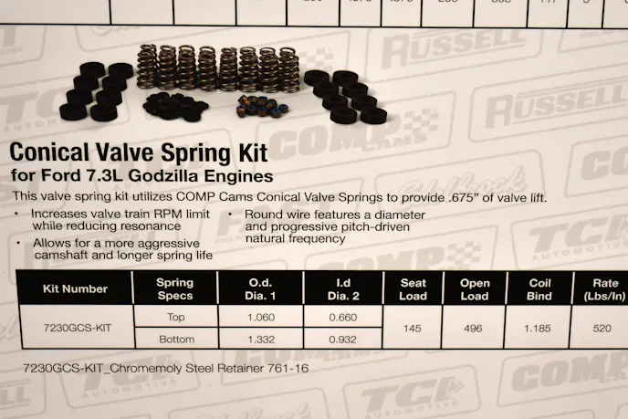Godzilla valve springs