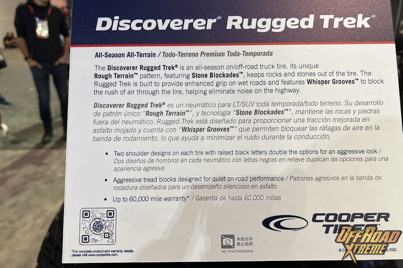 SEMA 2022: Cooper Tire Expands Sizes For Off-Road Enthusiast Focus