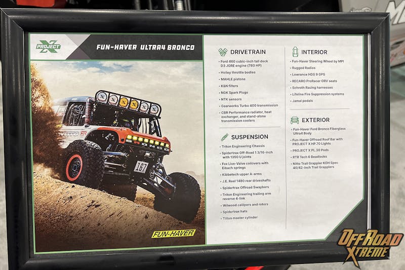 SEMA 2022: Fun-Runner LT Bronco Is Lit For An Off-Road Good Time