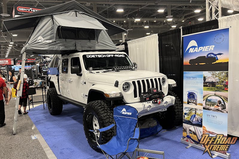 Napier Deploys Compact And Affordable Vehicle-Based Tents