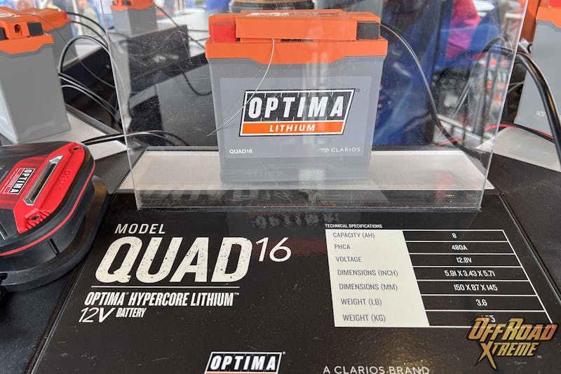 SEMA 2022: OPTIMA Batteries Adds Lithium To The Lineup